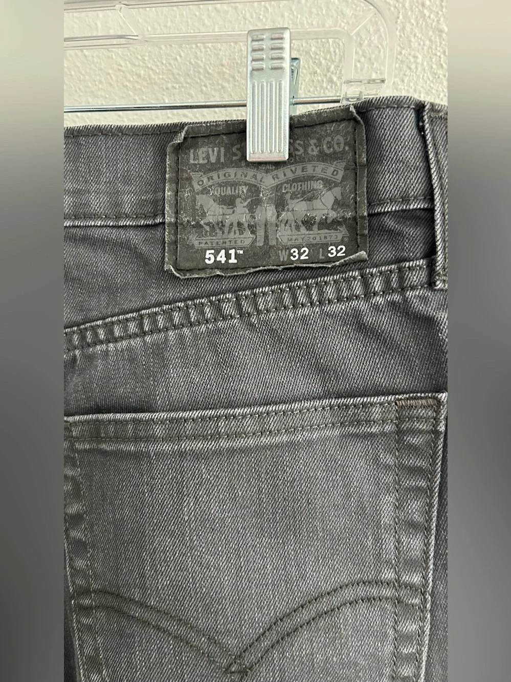 Levi's Straight Black Men's Jeans